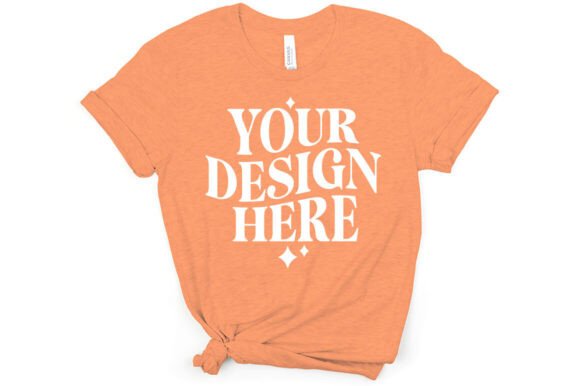 Bella Canvas 3001 Mockup Heather Orange Review