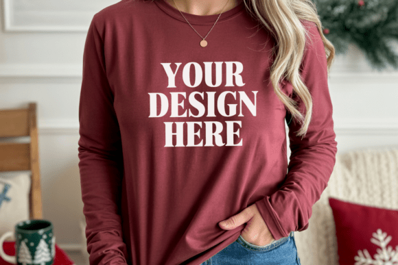 Christmas BC 3501 Mockup for Festive Branding
