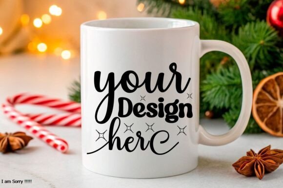 Christmas Mug Mockup Jpg Mockup