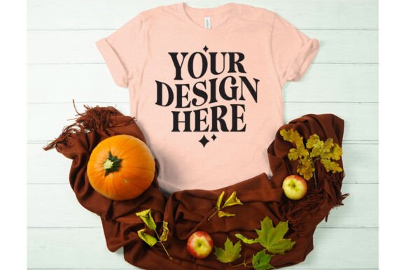 Fall Bella Canvas 3001 Mockup 10 for Handmade Creations
