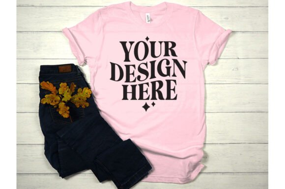Fall Bella Canvas 3001 Mockup 33 for Product Mockups and Graphics