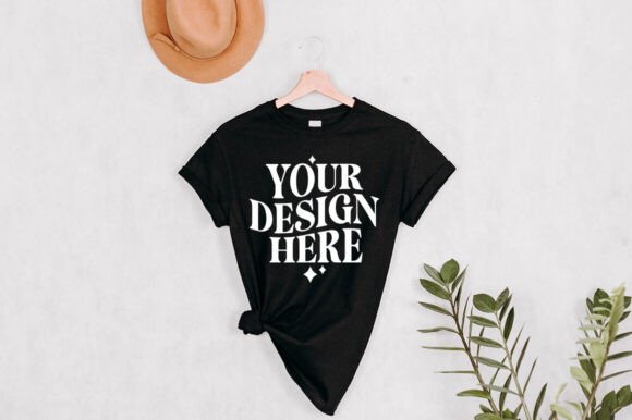 Gildan 2000 Hanging Black Mockup Review