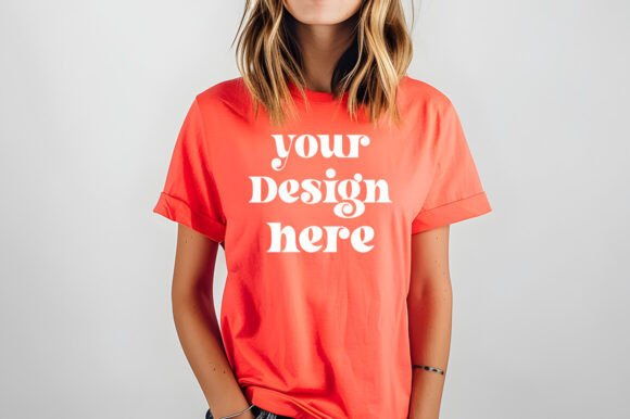 Neon-Orange Mockup for Bold Graphics