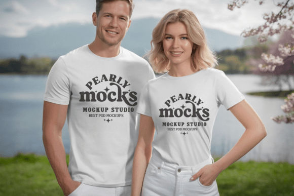 Valentine's Day Couple Shirt Mockup 6 - A Graphic Product Mockup Review